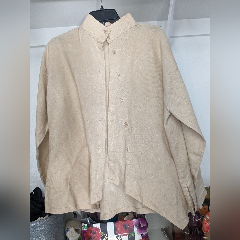 Asymetrical Linen Shirt